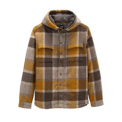 Prana Asgard Hooded Flannel Shirt Men's in Bedrock